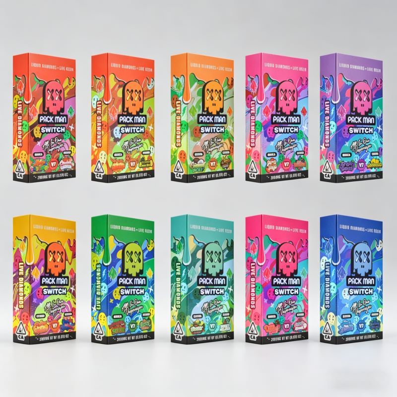Packman Switch V7 Disposable — 1g & 2g Dual Flavor